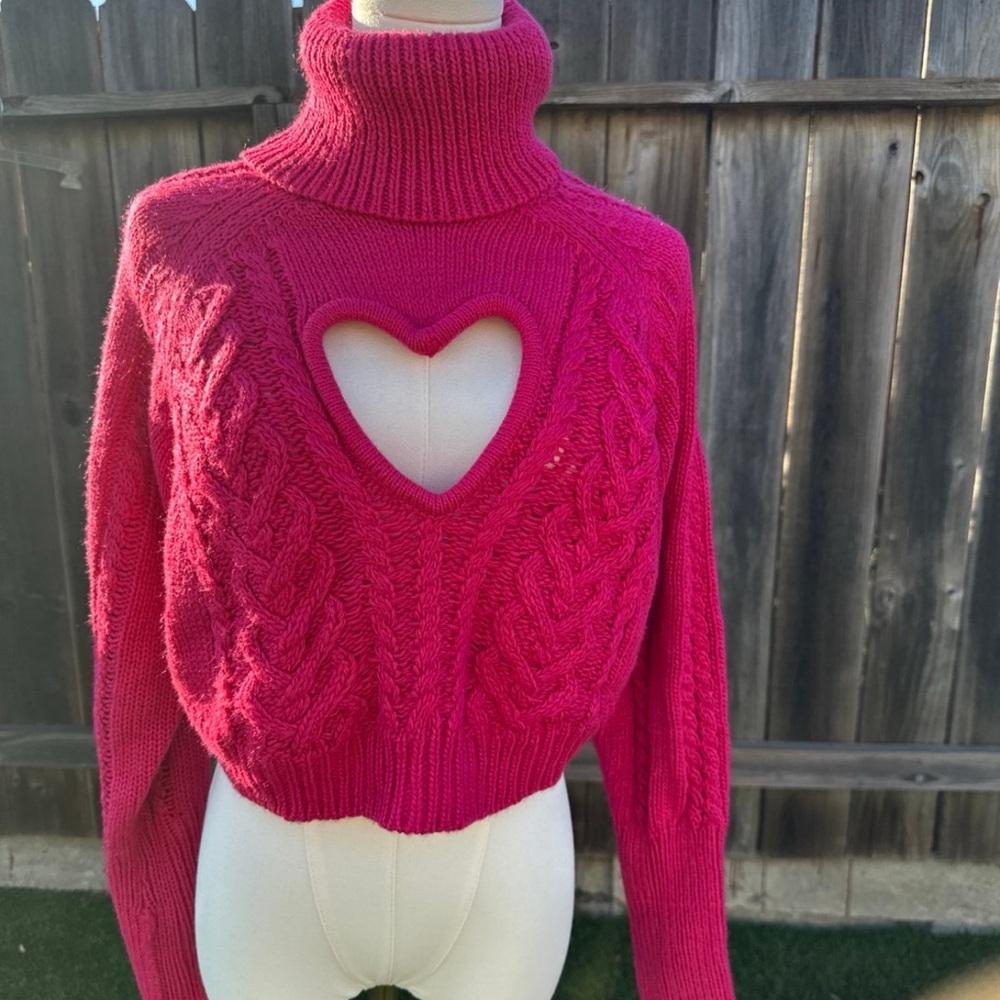 SOLD!
For love and lemons Vera Heart Sweater